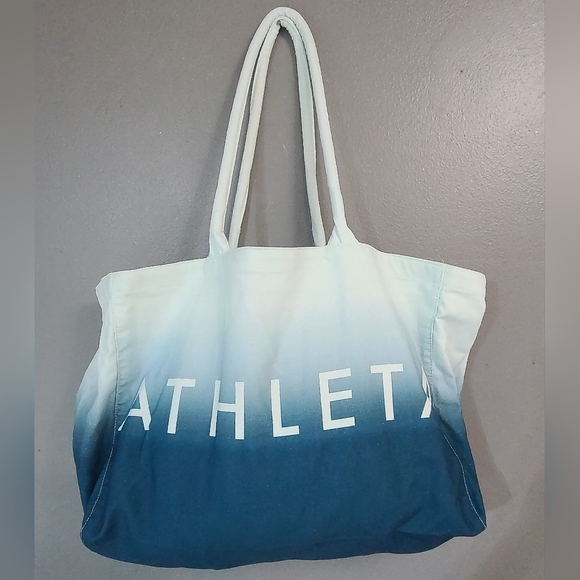 Athleta Handbags - Athleta Blue Ombre Tote Bag